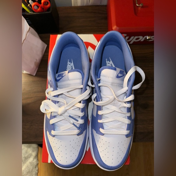 NIKE Dunk Low Retro Polar Blue - Picture 4 of 8